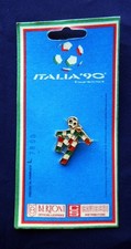 1990 Italia Italia90 FIFA calcio mondiali UFFICIALE metallo PIN CIAO big