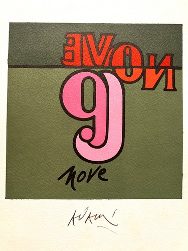 Valerio adami litografia - adami,
