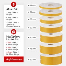 Nastro in feltro autoadesivo