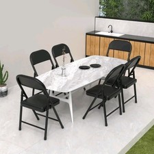 Set di 6 sedie pieghevoli slim