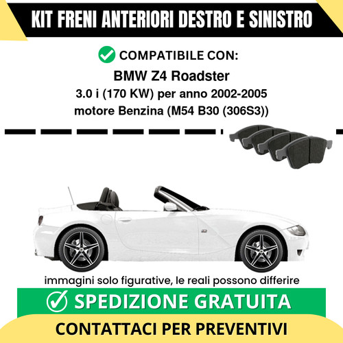 Pastiglie freno anteriori - anteriori, per