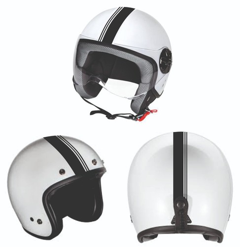 Adesivi casco vespa striscia - casco,