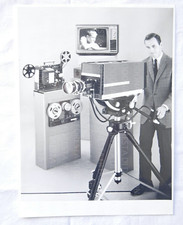PRESS FOTO FOTOGRAFIA vintage 1960 CINEPRESA FOTOCAMERA BELL HOWELL  TELECAMERA