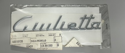Sigla giulietta alfa romeo - sigla,
