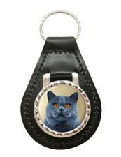 Portachiavi In Pelle Per Gatto