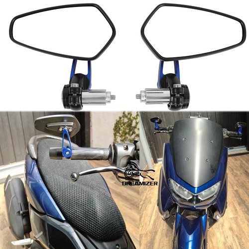 Motorcycle rear view - 7/8",