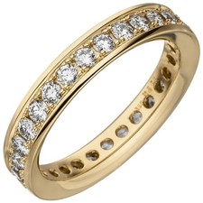 Anello In Oro Giallo 585 Con