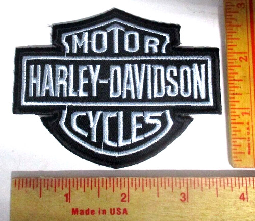 Harley bar shield patch - "bar, &