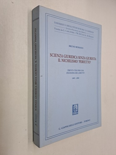 Scienza giuridica senza - scienza,