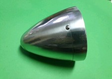 ogiva tornita alluminio riproduzione Mustang p51 d116x h126 e due coni ricambio