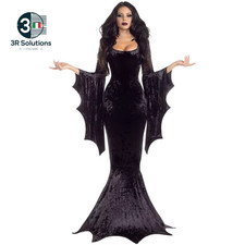 Costume Da Strega Morticia