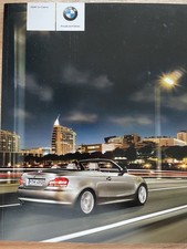 Brochure depliant BMW E88 Serie 1 Cabrio 118i 120i 125i 135i 118d 120d 123d 1 2009