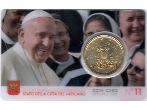 Euro vaticano 2020 coin card - euro,