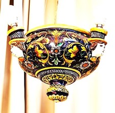 LAMPADARIO EMISFERICO A TRE