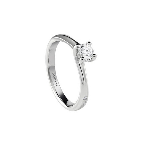 Anello solitario damiani amami - damiani,