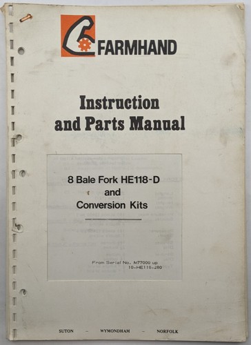 Farmhand manuale istruzioni - manuale,