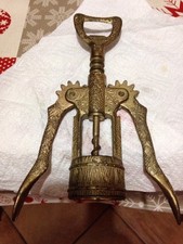  Cavatappi Apribottiglie Corkscrew Tire Bouchon in bronzo