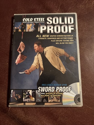 Cold steel solid proof - dvd, &