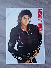 Raro Poster di Michael Jackson  originale del 1988 misura 69x47 cm