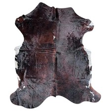 Tappeto grande in pelle di