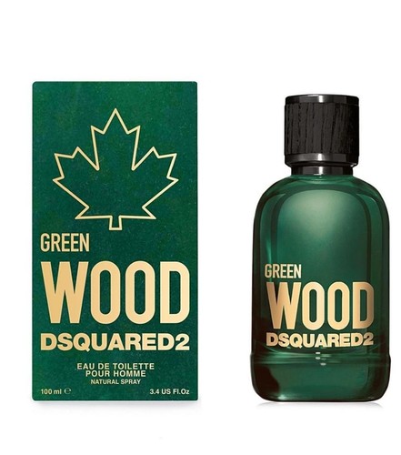 Dsquared2 green wood per uomo - green,