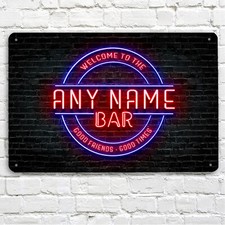 Insegna Bar Personalizzata -