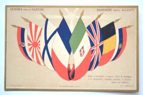 Cartolina guerra delle - cartolina, nazioni