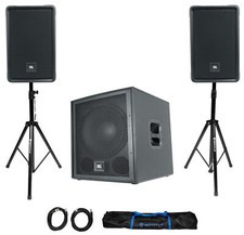 (2) JBL IRX108BT 8" 1000w