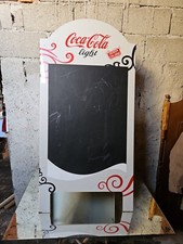 Coca Cola Light Espositore Lavagna Da Collezione Anni 90 Misura 105X50X15CM 