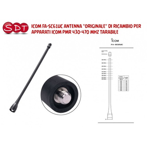 Icom sc61uc antenna - icom, fa-sc61uc