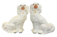 Set di 2 statuine in ceramica