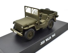 modellino auto esercito da collezione scala 1:43 Jeep Willis diecast modellismo
