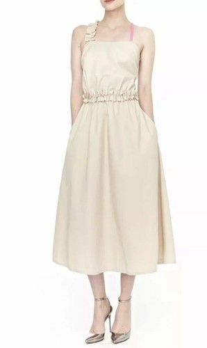 Abito midi paskal - midi, beige