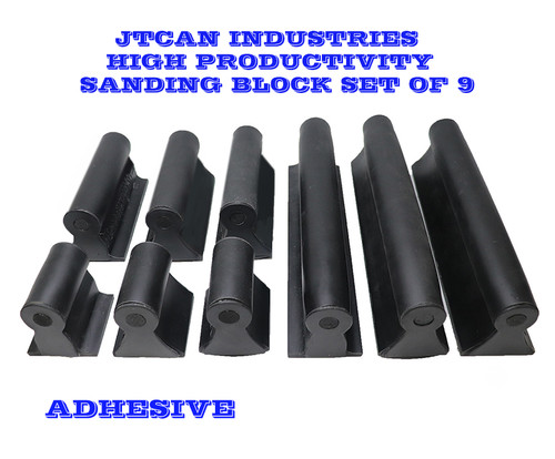Sanding block set high - of, 9