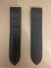 cinturino nero compatibile con orologio  Cartier santos 100XL-23mm