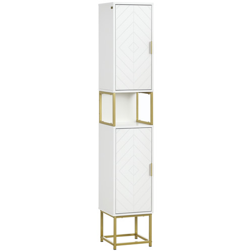 Colonna bagno con armadietti - con,