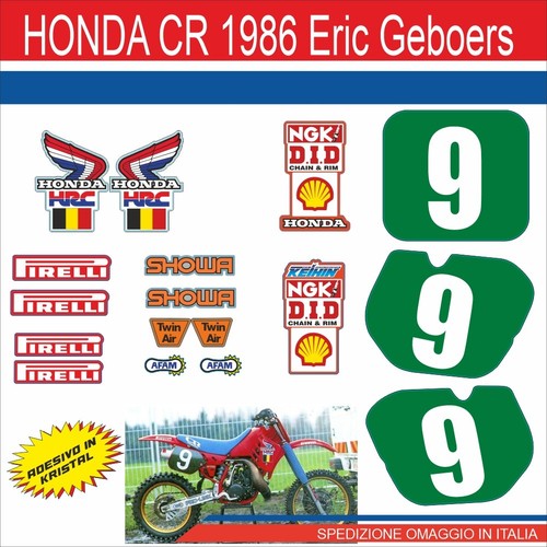Honda 250 1986 grafica eric - honda,