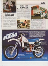 advertising Pubblicità -KTM 125 CROSS  1983 VINTAGE MX MOTOCROSS EPOCA