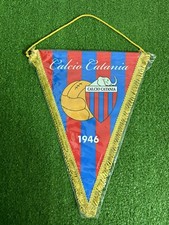 Pennant Gagliardetto CATANIA Match Worn Banderin Indossata No Maglia Shirt