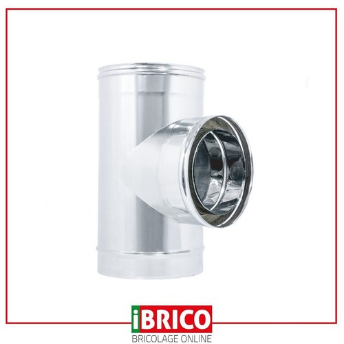 Tee doppia parete acciaio inox - tee,