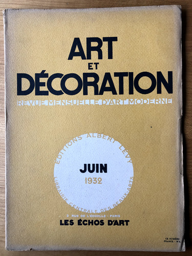 Art décoration 06 - décoration, 06/1932