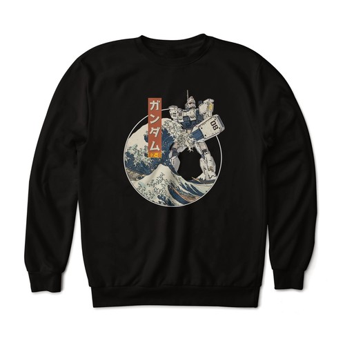Felpa grafica gundam ez8 08th - grafica,
