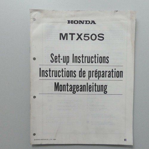 Honda mtx manuale - honda,