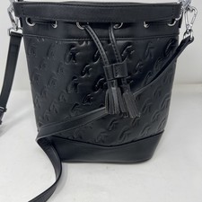 Borsa a tracolla Mia Ray Monogram opaca - nera - vegan - "Glam Aholics Lifestyle"