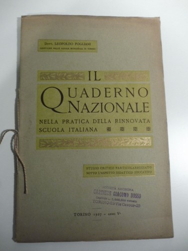 Pogliani leopoldo quaderno - il,