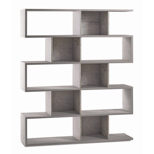 Libreria modulare cemento - libreria,