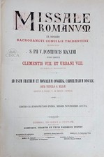 Missale Romanum 1873 Carmelite Edition | Pustet Folio | Gilt Morocco Binding