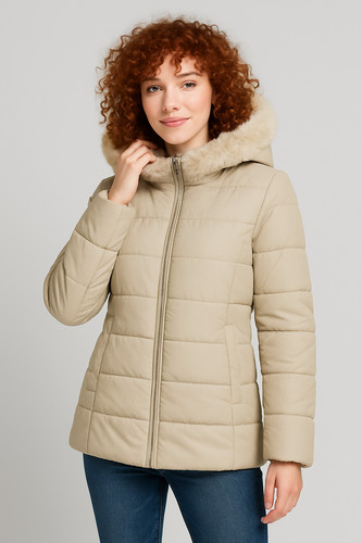 Giaccone donna virginiablu zip - giaccone,