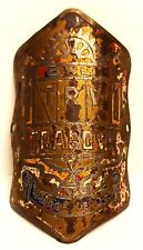 TRAROVI TRV FREGIO STEMMA BICI EPOCA BICICLETTA HEAD BADGE BICYCLE