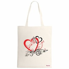 borsa poliestere ecru 34x39